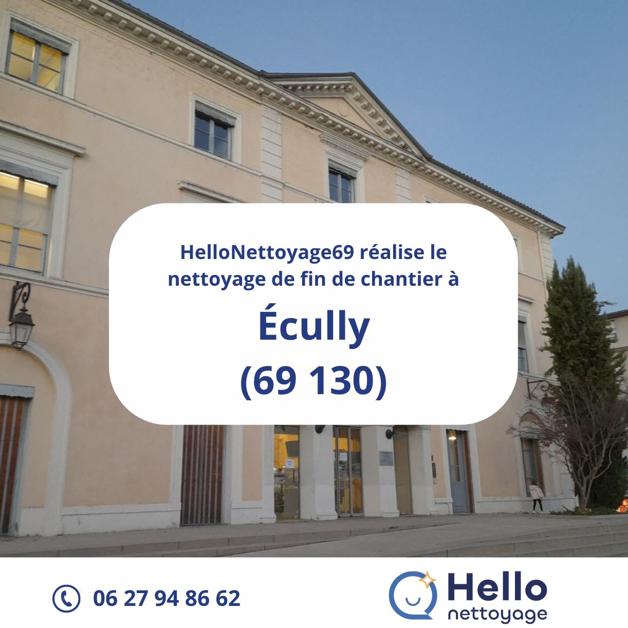 Nettoyage après chantier à Écully - HelloNettoyage69
