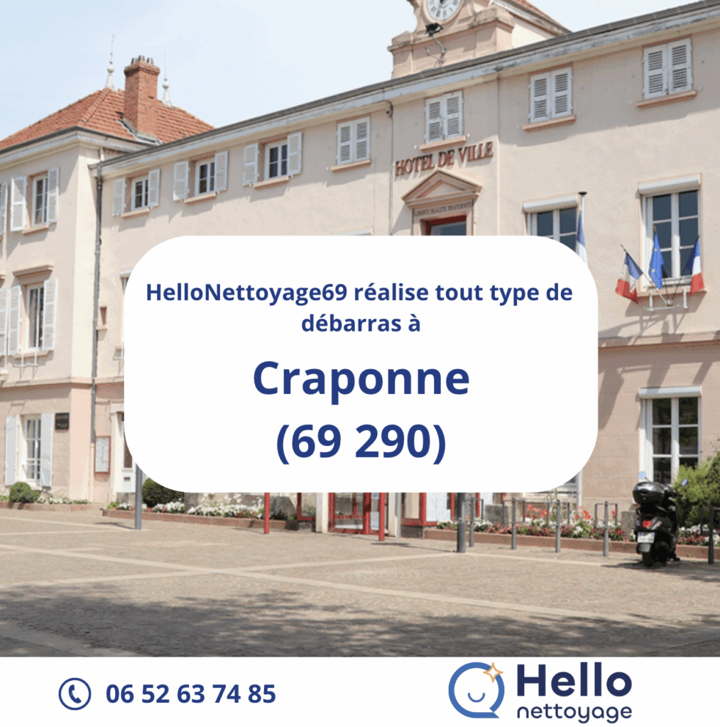 Entreprise de débarras à Craponne - Hellonettoyage69