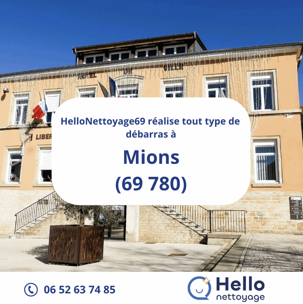 Entreprise de débarras à Mions - Hellonettoyage69