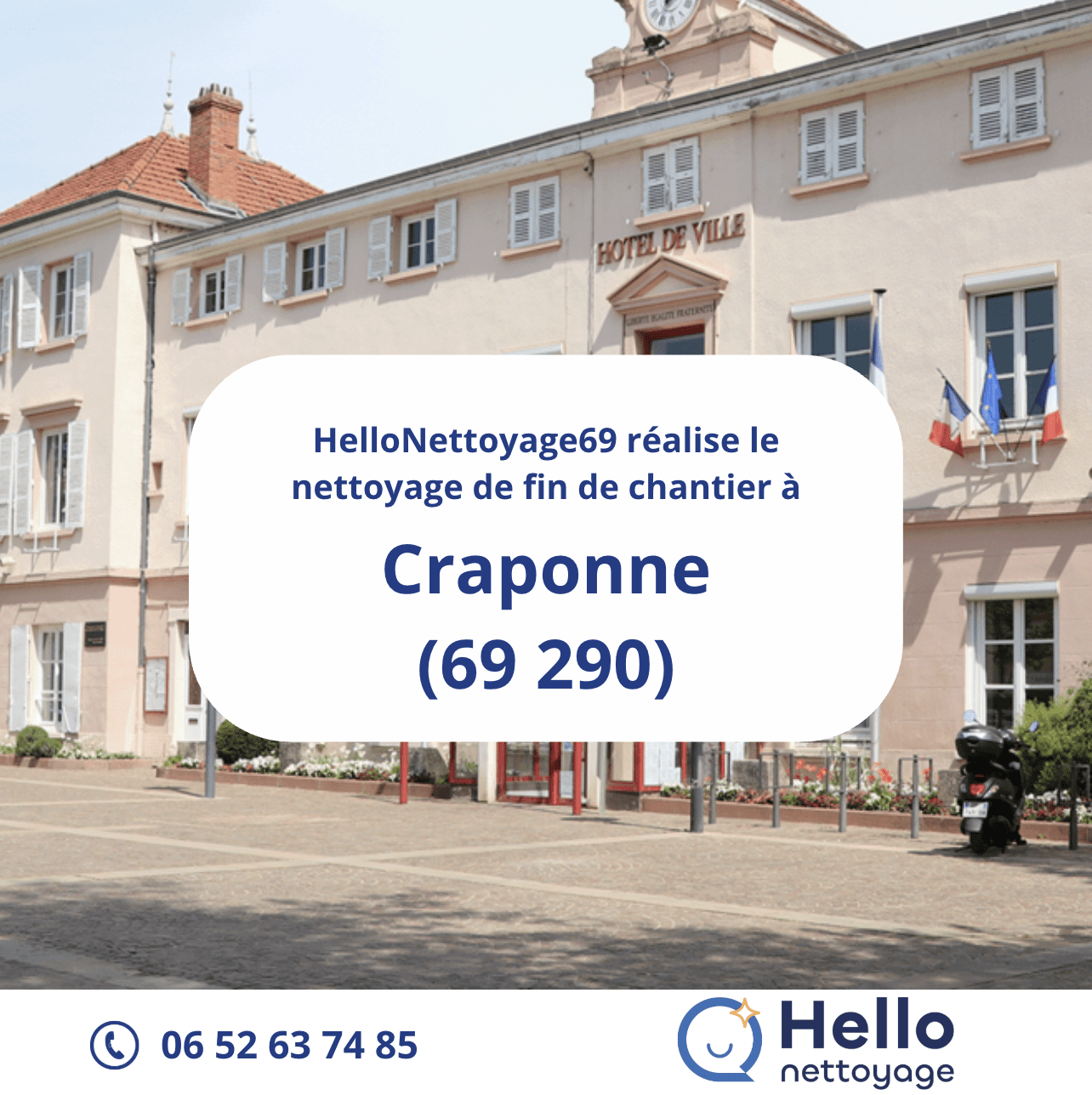 Nettoyage de fin de chantier à Craponne - Hellonettoyage69