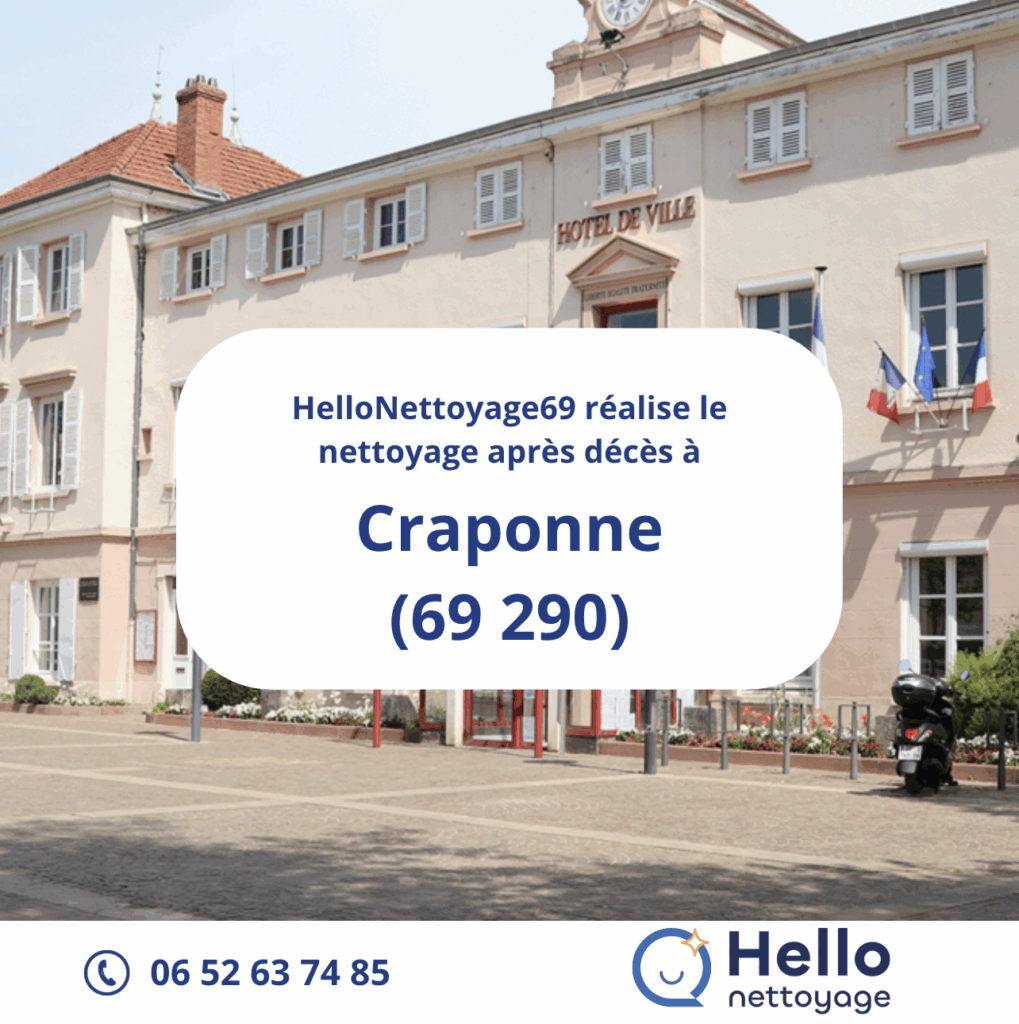 Nettoyage après décès à Craponne - Hellonettoyage69