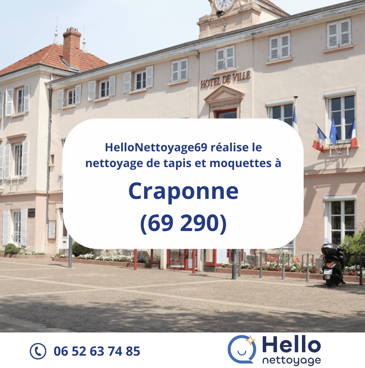 Nettoyage de tapis et moquettes à Craponne - Hellonettoyage69